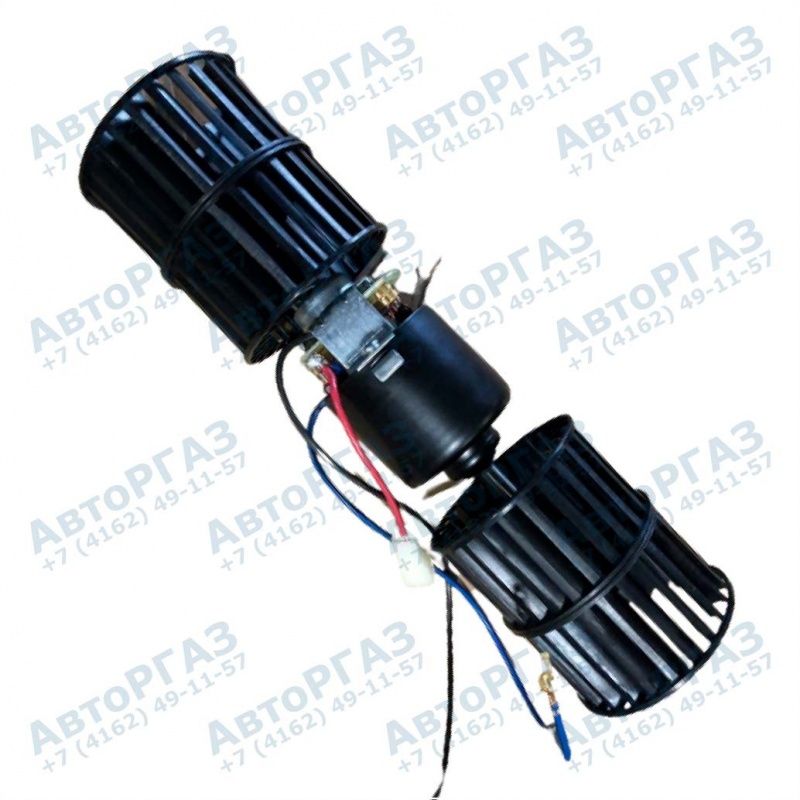 Электродвигатель доп. отопителя 12 V (2 крыльчатки) Газель Next, арт. 68.3780 К-20 (Next)