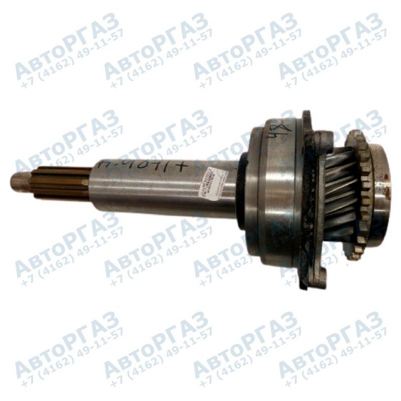 Вал первичный КПП ГАЗ 33098, 33088 с крышкой (оригинал), арт. 33106-1701022