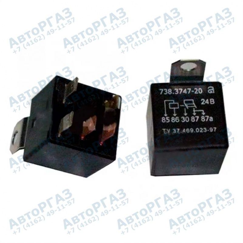 Реле стартера ГАЗ 3309,33081 (5 контактов) (738.3747-20), арт. .738.3747.000-20